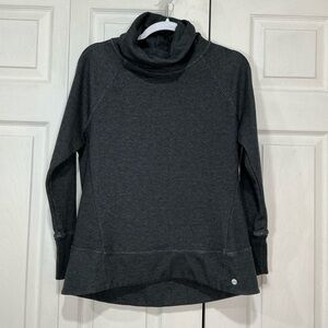 🍓 Alana Dark Gray Turtleneck Sweatshirt - Medium